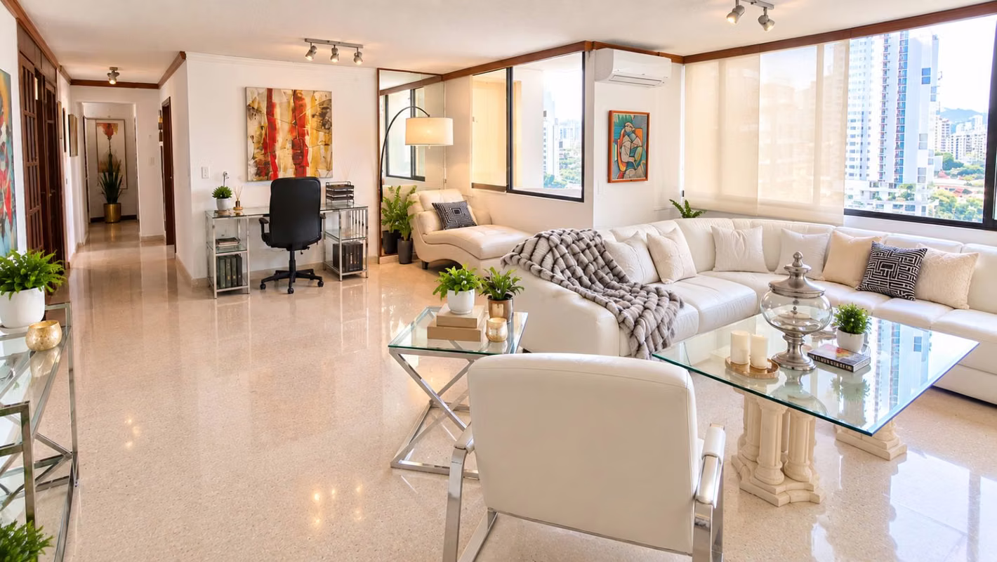 Apartamento de 2 recámaras en Obarrio